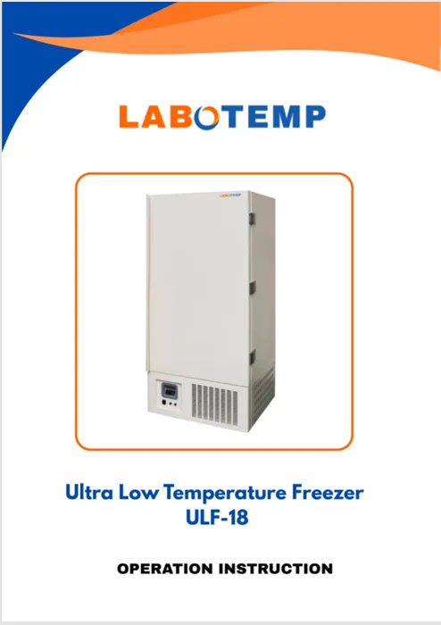 Ultra Low Temperature (ULT) Freezer -86°C ULF-18