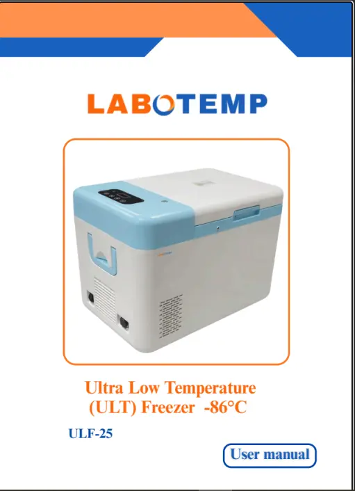 Portable Ultra Low Temperature (ULT) Freezer -86°C ULF-25