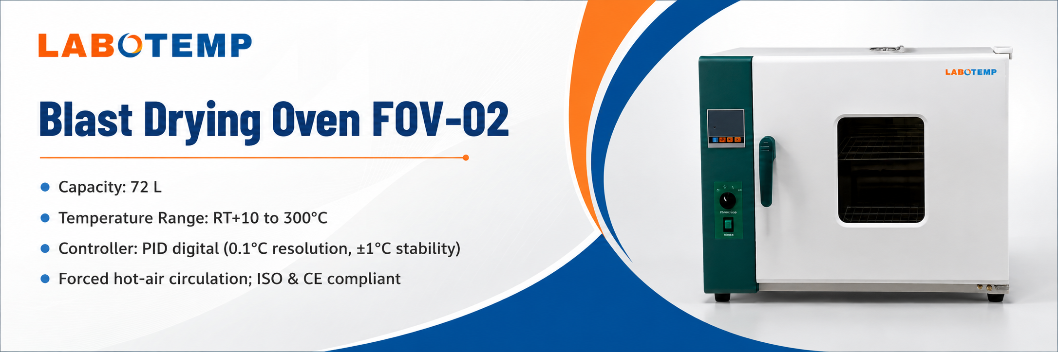 Blast Drying Oven FOV-02 Specification Poster