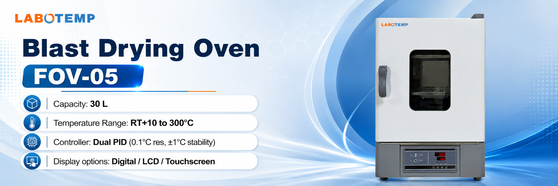 Blast Drying Oven FOV-05 Specification Poster