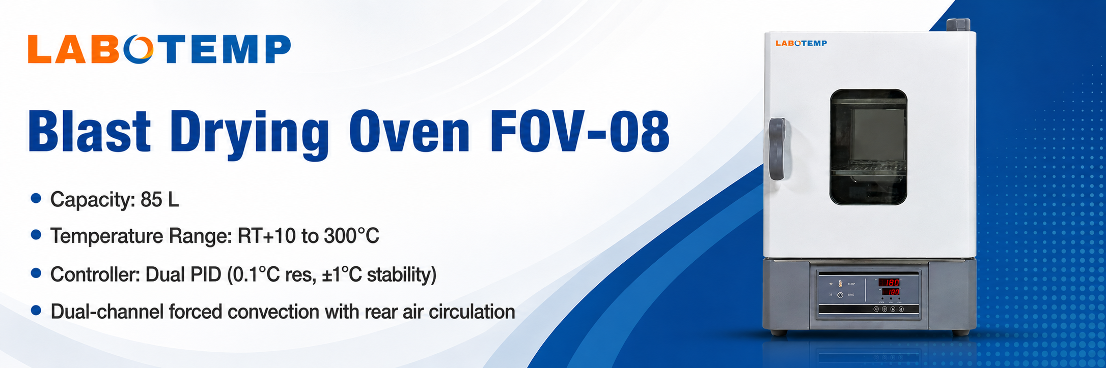 Blast Drying Oven FOV-08 Specification Poster