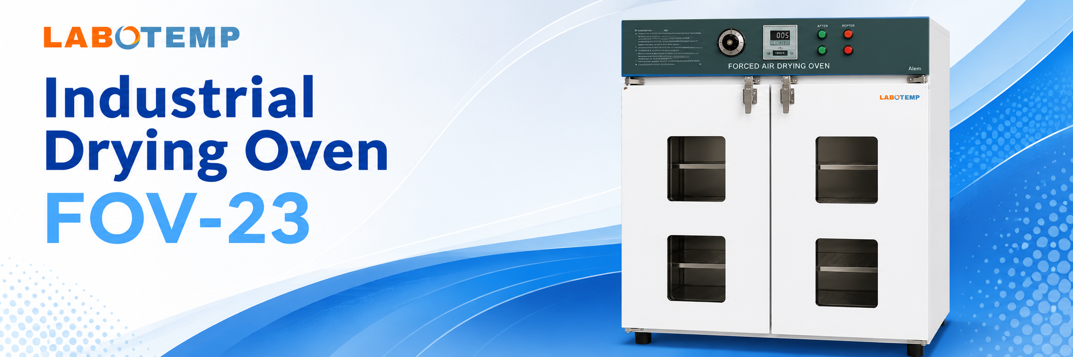 Industrial Drying Oven FOV-23 Specification Poster