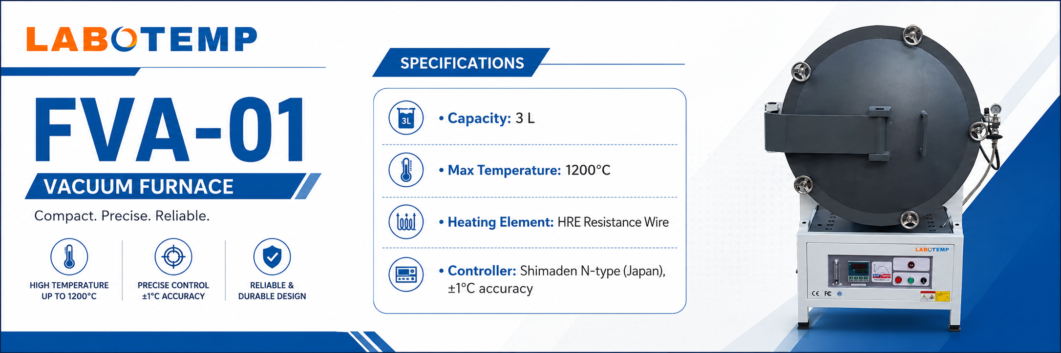 Vacuum Furnace FVA-01 Specification Poster