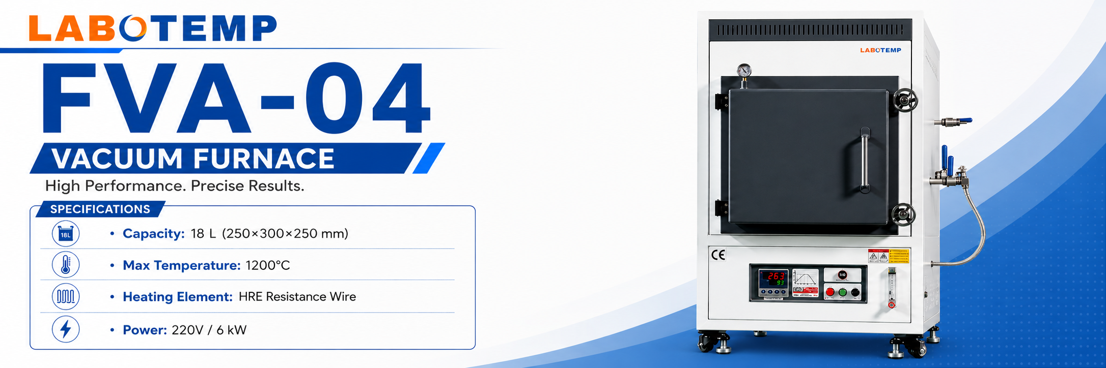 Vacuum Furnace FVA-04 Specification Poster