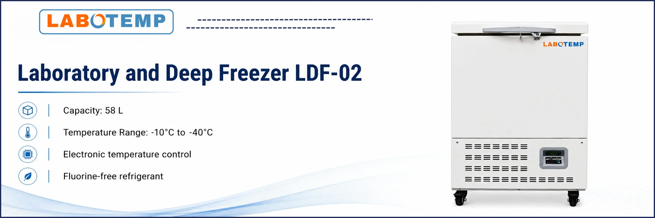 Laboratory and Deep Freezer LDF-02 Specification Poster
